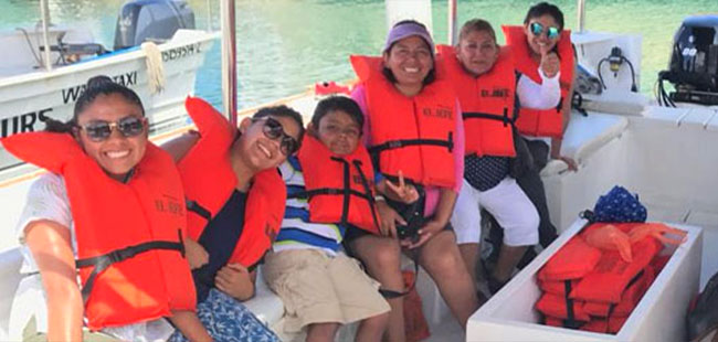 Lovers Beach Glass Bottom