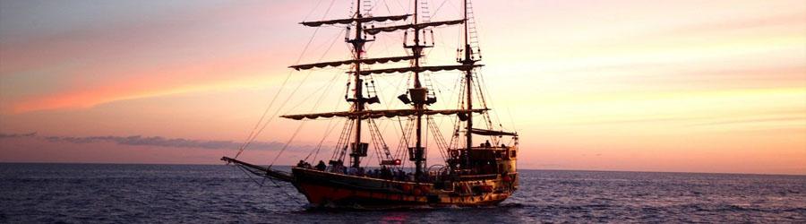 Buccaneer Pirate Ship at Sunset 2