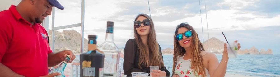 Cabo Party Fun Cruise to The Arch and Lands End at Sunset 5