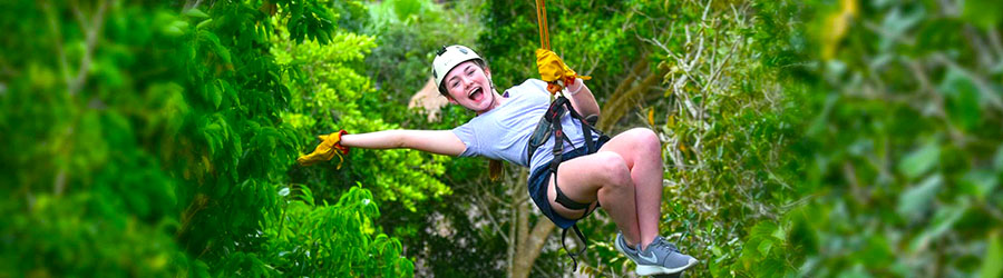 Cozumel Zip Line & Jungle Horseback Riding Tour Combo 1