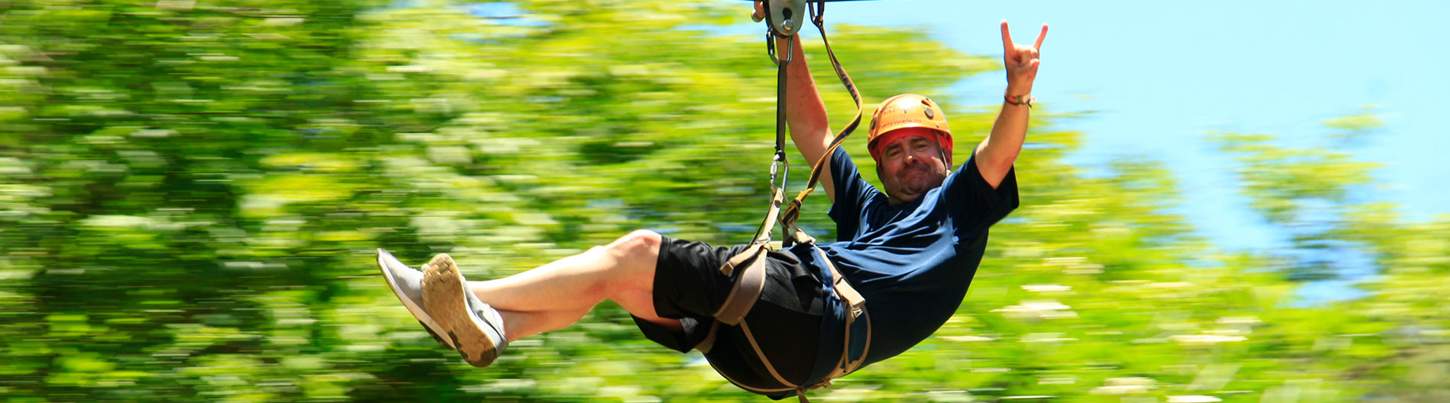 ATV or UTV Waterfall Quest + River Canopy Combo 2