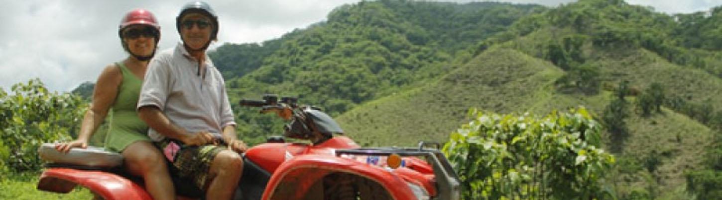 ATV or UTV Waterfall Quest + River Canopy Combo 3