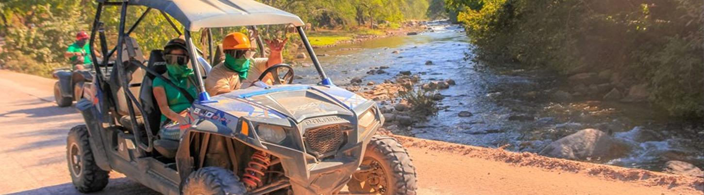 ATV or UTV Waterfall Quest + River Canopy Combo 5