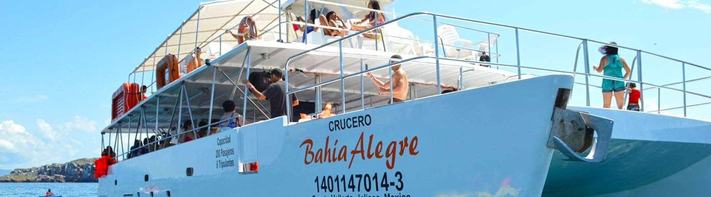 Private 130 Passenger Double-Decker Catamaran in Puerto Vallarta 1