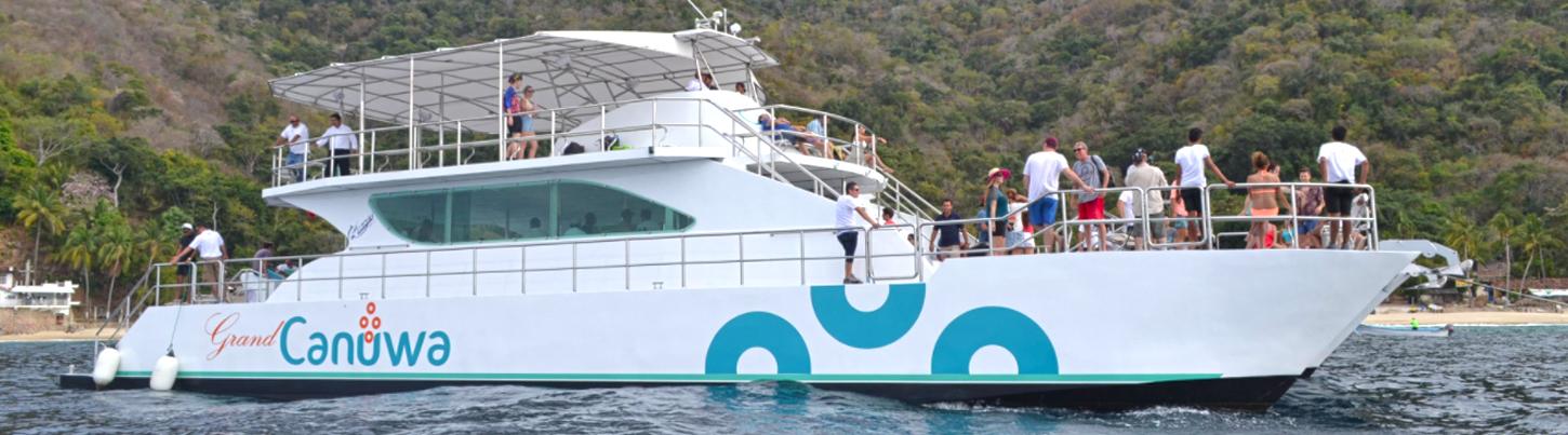 Deluxe Puerto Vallarta Catamaran Cruise & Las Animas Beach Break Combo 6