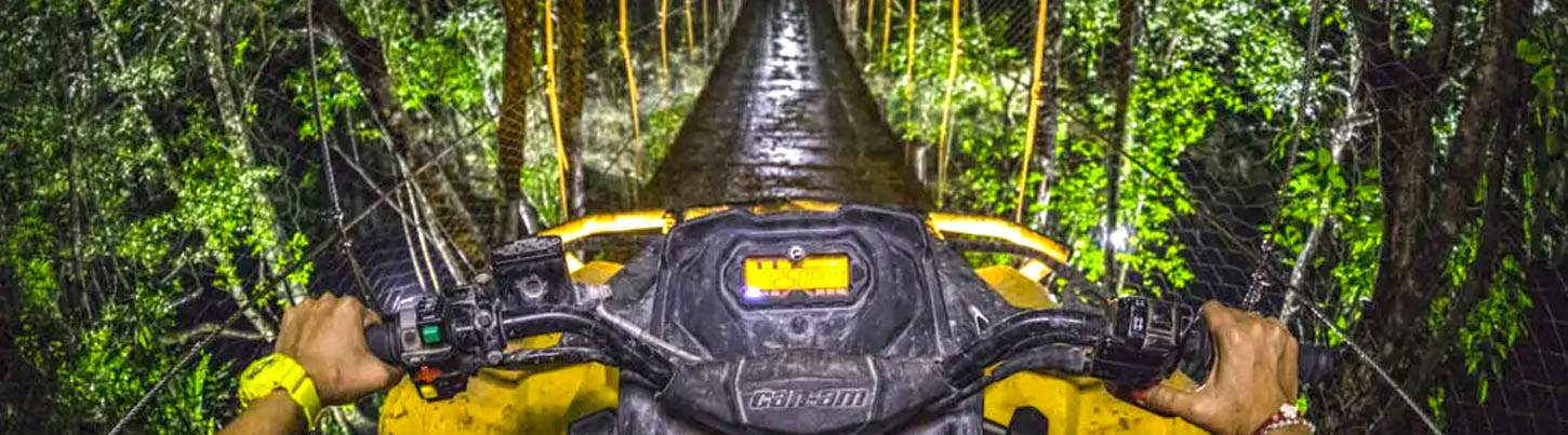 Jungle ATV & Zip Line Adventure at Night 8