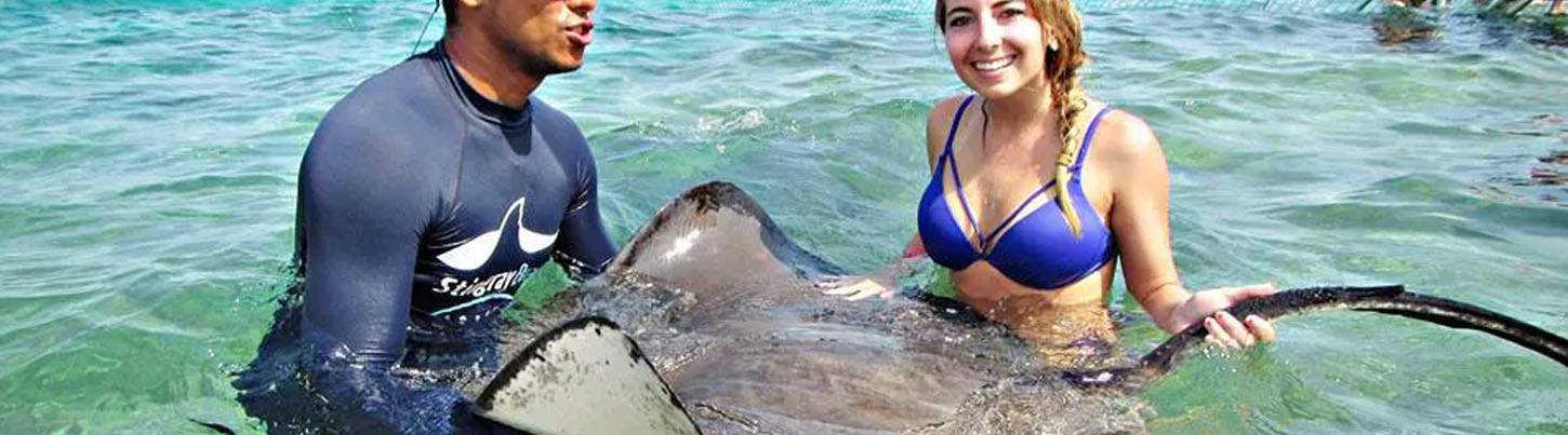 Snorkel With Sting Rays in Cozumel 8