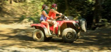 ATV or UTV Waterfall Quest + River Canopy Combo