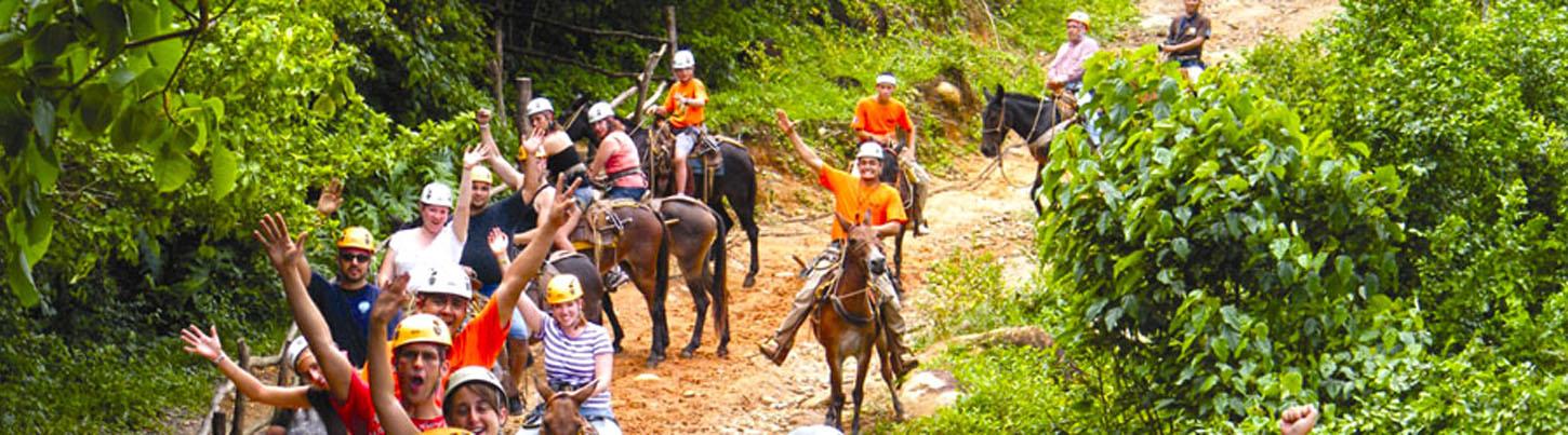 Paseo en Mula por el Rio Cuale en la Sierra Madre 1